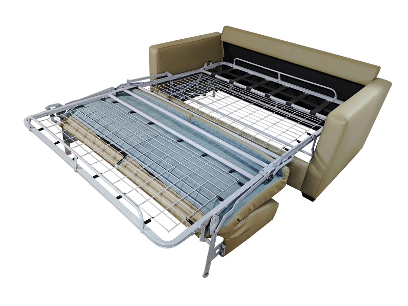 Hoë-end slaapbank meganisme